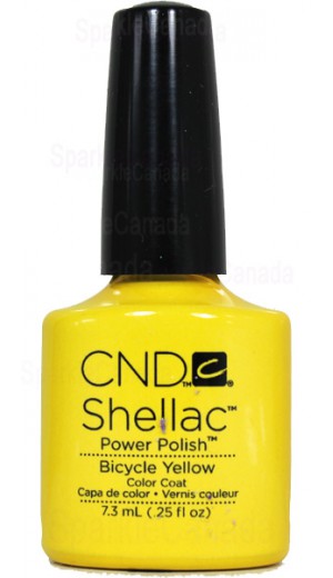 12-394 Bicycle Yellow By CND Shellac