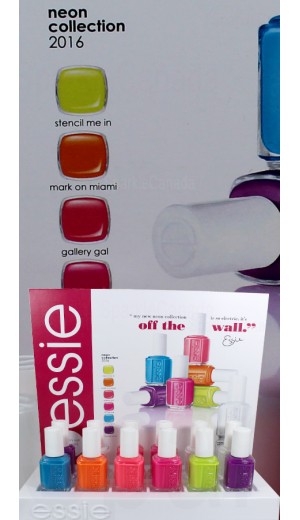 2-2592 Essie 2016 Off The Wall Neon Collection