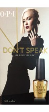 OPI Don't Speak 18K Gold Leaf Top Coat By OPI Nail Care