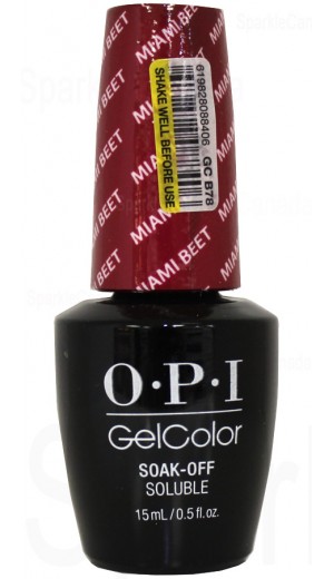 GCB78 Miami Beet By OPI Gel Color