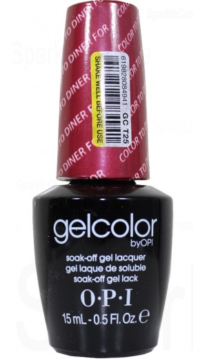 GCT25 Color To Dinner For By OPI Gel Color