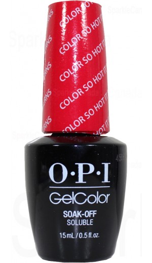 GCZ13 Color So Hot It Berns By OPI Gel Color