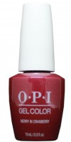 Merry In Cranberry By OPI Gel Color