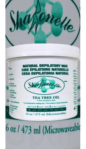 23-46 437ml Tea Tree Oil Natural Depilatory Wax By Sharonelle