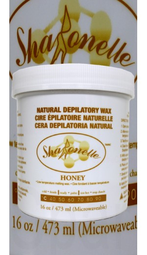 23-779 473ml Honey Natural Depilatory Hair Removal Wax By Sharonelle