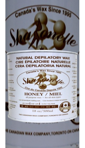 23-892 500ml Honey Natural Depilatory Hair Removal Wax By Sharonelle