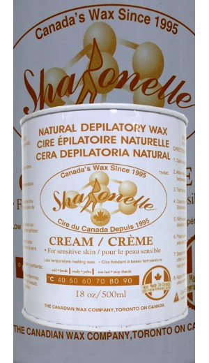 23-917 500ml Cream Natural Depilatory Hair Removal Wax For Sensitive Skin By Sharonelle