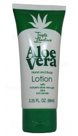 60MLAVLOTION 60ml Aloe Vera Hand and Body Lotion By Triple Lanolin