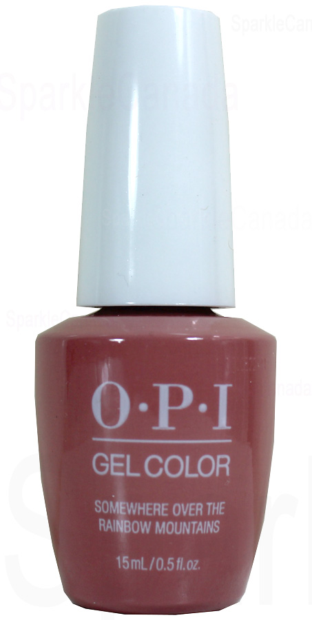 OPI Gel Color, Somewhere Over the Rainbow Mountains By OPI Gel Color